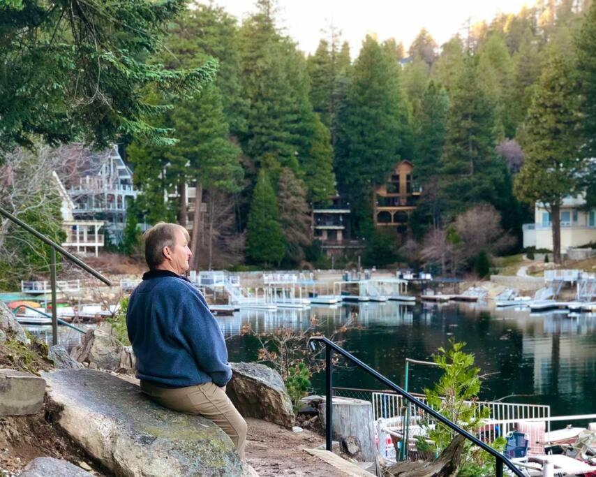 Glimmer Chalet Treetop A-Frame Cabin Lake View Лейк-Эрроухед Экстерьер фото