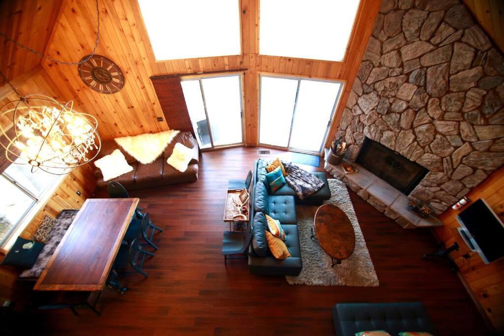 Glimmer Chalet Treetop A-Frame Cabin Lake View Лейк-Эрроухед Экстерьер фото